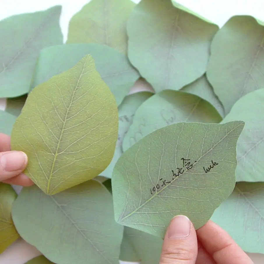 Buy Cute Leaf Sticky Notes Memo Pad Note Diy Kawaii