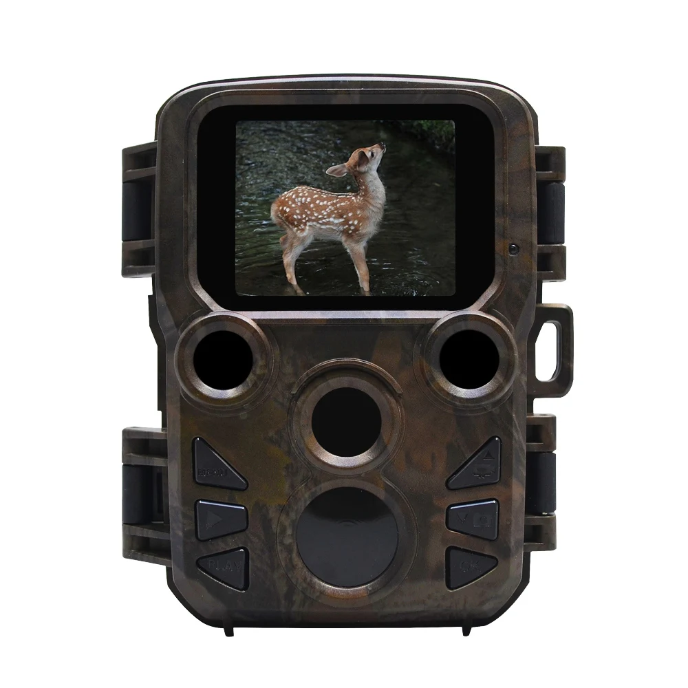 

BORUiT 12MP 1080P Mini Hunting Trail Camera Outdoor Wildlife Night Vision Infrared Scouting Camera IP56 Waterproof