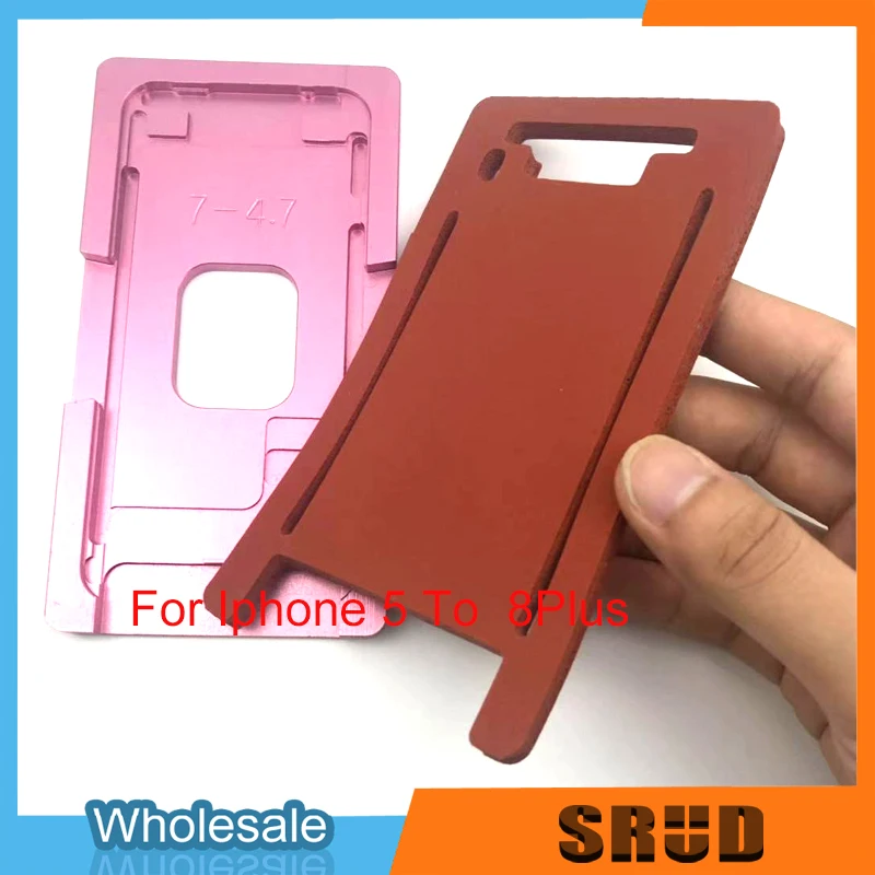 

Aluminium Alignment Metal Mould For iPhone xs Max Xr Xs X 8 7 6 6s plus 5 5s se Laminator Mold With Silicon Mat
