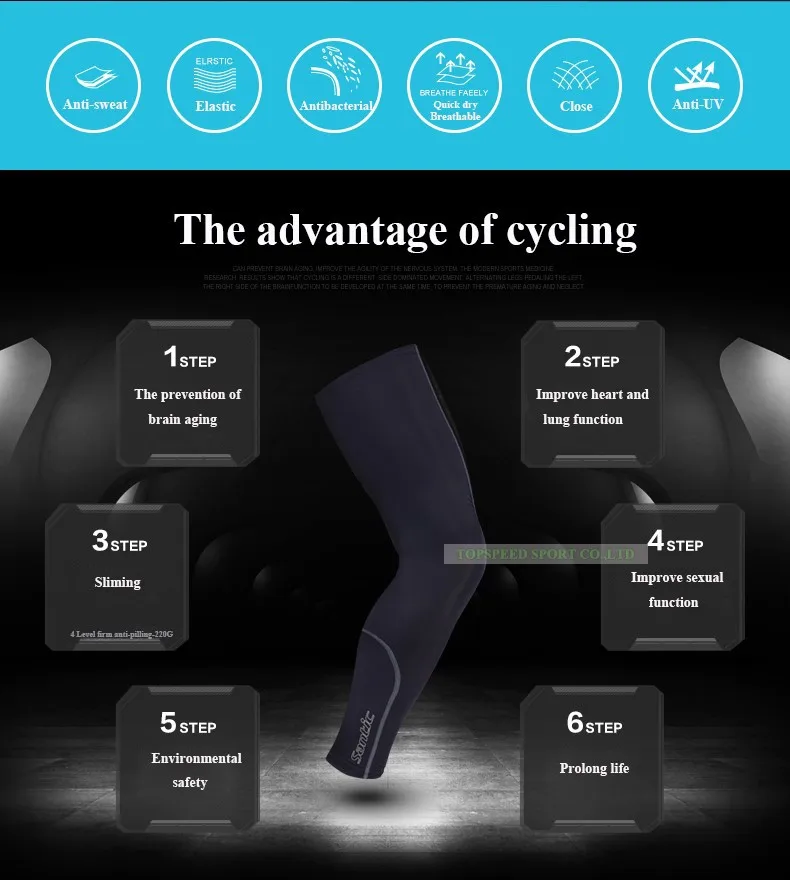 Santic Cycling Leg Warmers Men Women Anti-UV Sun Protective Breathable Leg Cover Mtb Bike Bicycle Sleeve Summer Ciclismo