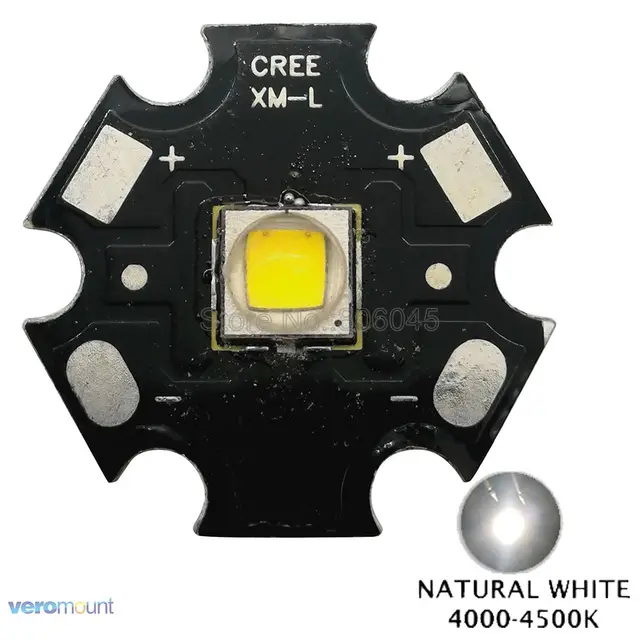 Cree XLamp XM L2 XML2 T6 10W Neutral White 4500K High Power LED Light ...