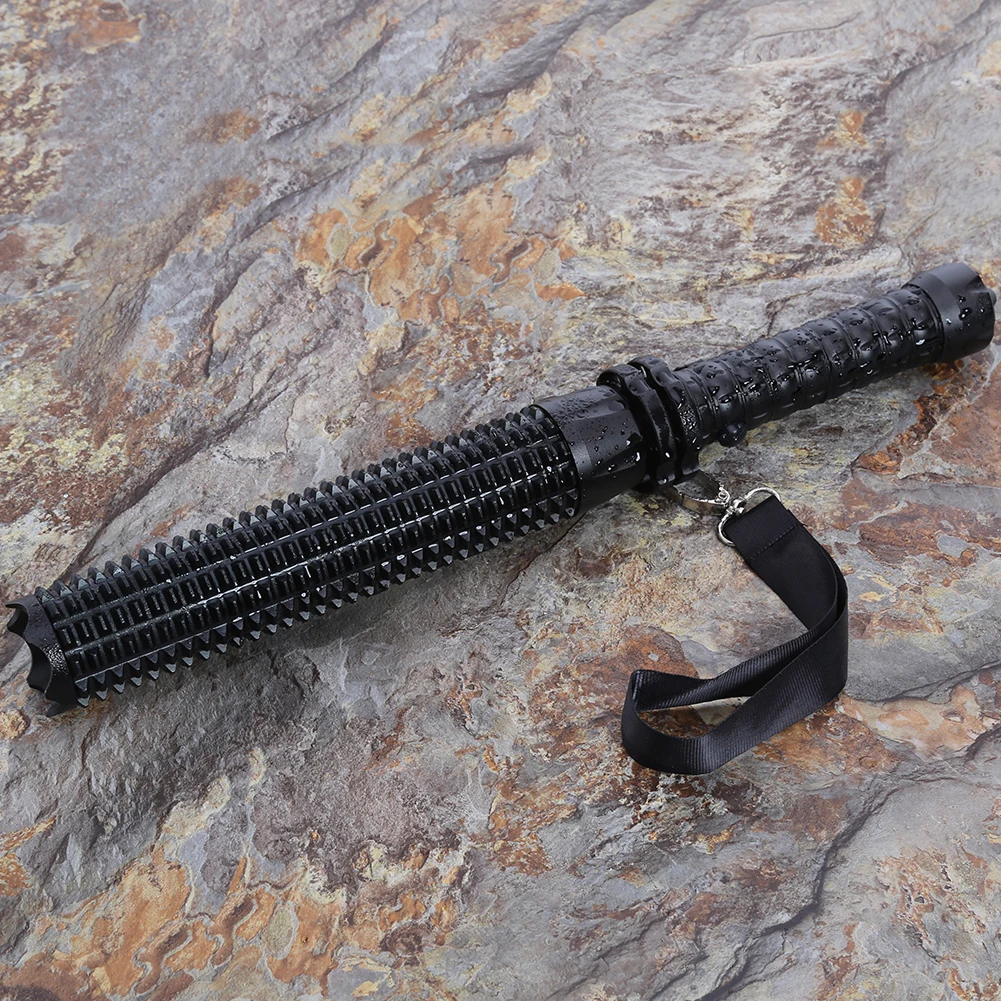 

LED Flashlight rechargeable telescopic armor anti-body outdoor lighting fla Torch Powerful Flash Light Lamp Waterproof Recharge