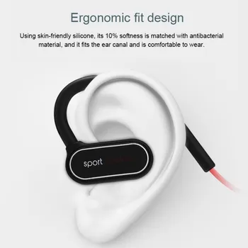 

Wireless Sports Bluetooth Headset Earphone Ear Hanging Stereo Binaural Headphones With Voice Broadcast For iPhone Ipod Ipad