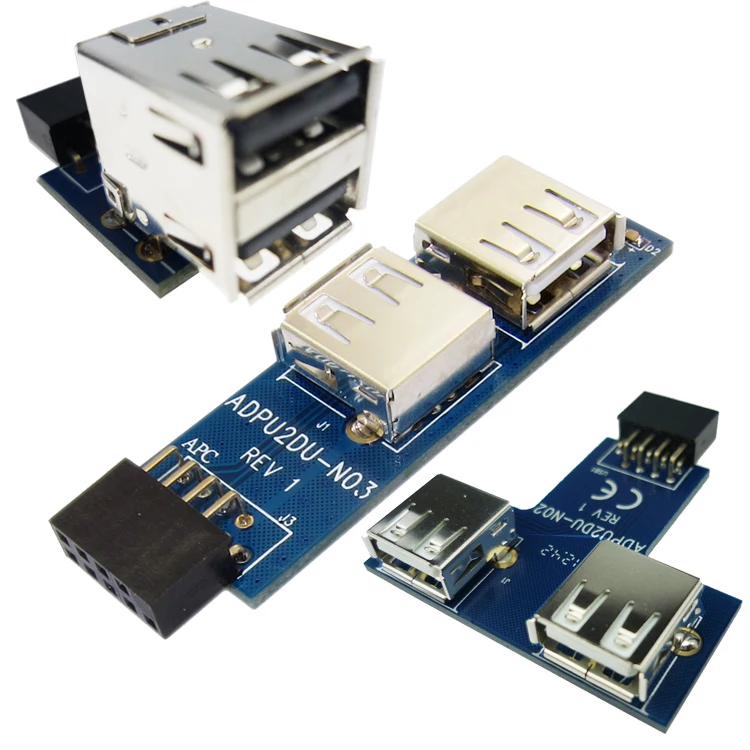 USB разъем для двух портов 2 0|header|header boltheader card |