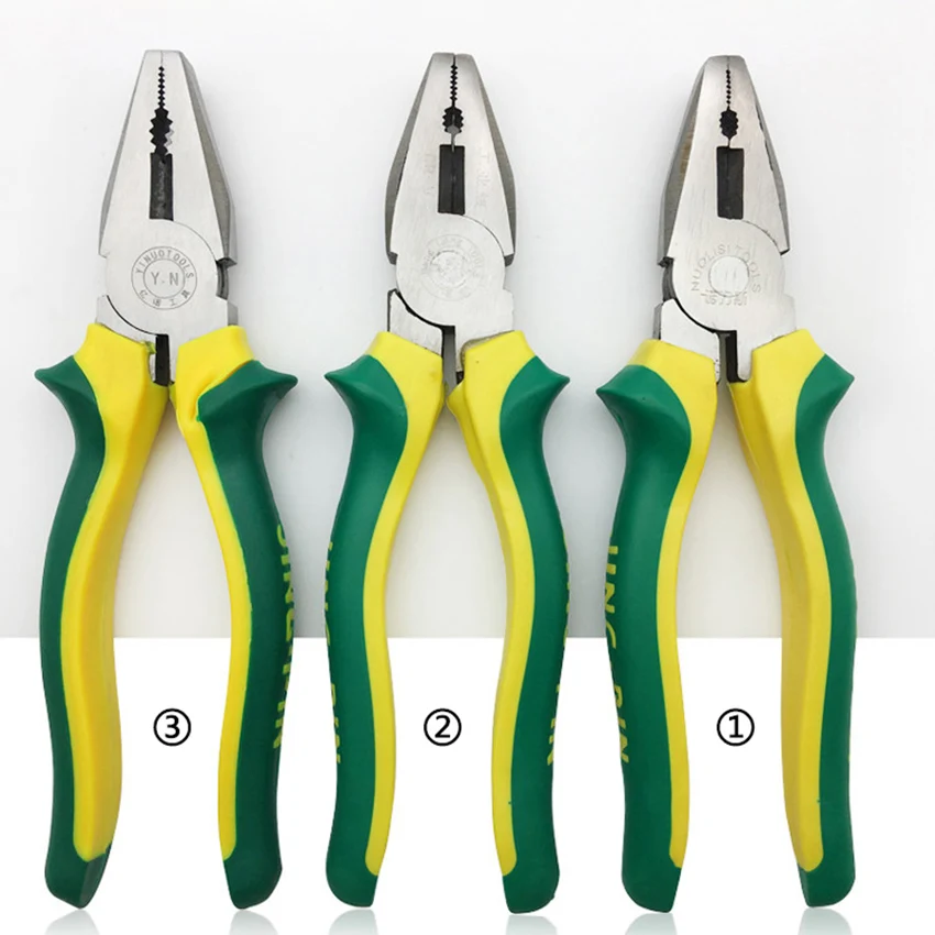 Electric Cable Wire Strippers 8/" 200mm Electrician Plier Cutters Carbon Steel