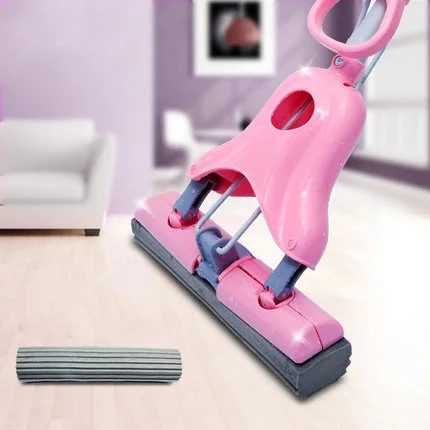 

[TB08]Hand-washing cotton mop squeezing water absorbent sponge mop Floor bathroom household