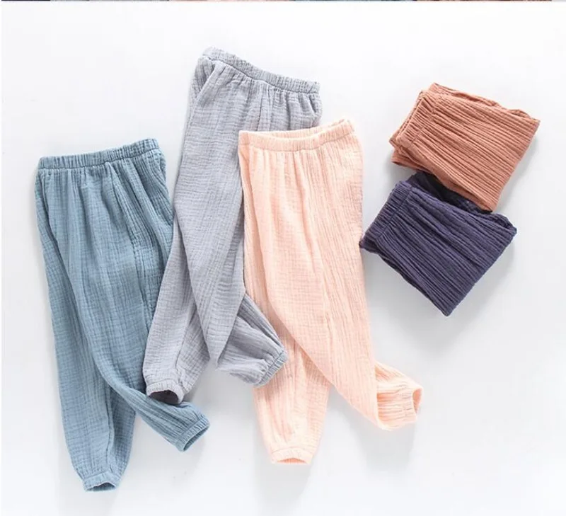 CROAL CHERIE Children Cotton Linen Pants Leggings for Boys Girls Casual Pants Kids Trousers Pants Fashion Trousers For Kids  (11)