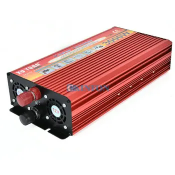 

20Pcs/Lot 3000W Aluminium Alloy Car Power Supply Inverter Charger Converter Adapter