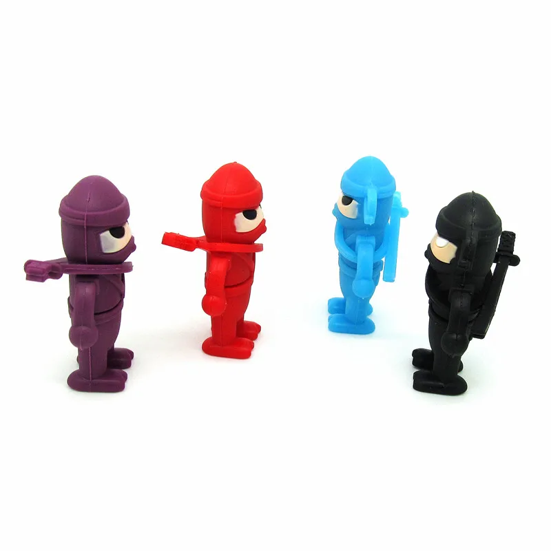 Cartoon Ninja usb flash drive 32gb  pendrive real capacity 4gb 8gb 16gb memory stick usb stick colourful pen drive u disk gift