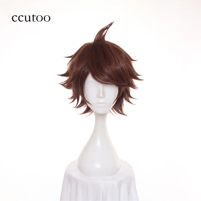 Ccutoo 30 см коричневый короткий Стильный синтетический Арена Валор 5v5 Арена косплей парик жаростойкий костюм вечерние парики - Цвет: Коричневый