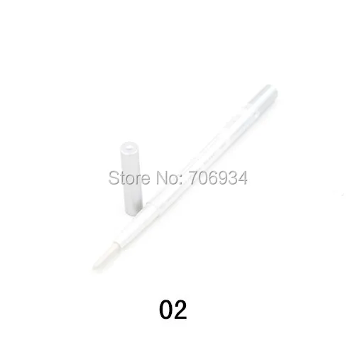 Líquido à Prova Pen e Lápis Delineador Retrátil - Lote 2 Cor Black & White d' Água Eye Liner E695 12 Pçs 2 cor Black & White Líquido À Prova