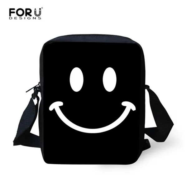 FORUDESIGNS/3 комплекта, школьная сумка для девочек, принт со смайликом, детский рюкзак из парусины Kawaii, школьный рюкзак для мальчиков и женщин, сумки для книг, SAC A DOC - Цвет: L5153E