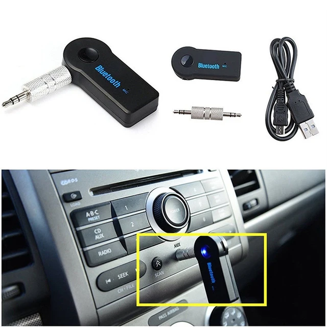 3.5MM Jack Bluetooth Auxiliary Audio Music Bluetooth Receiver Car Kit