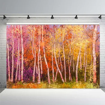 

Autumn Night Background for Photo Studio Tree Fairy Tale Halloween Photography Backdrop Photocall Custom New Photo Backdrop