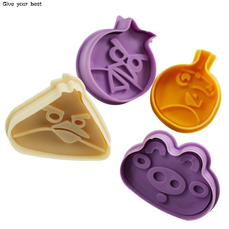 

3D Birds pattern shape biscuit mold machine plunger paste sugar craft decoration bakeware cake Decorating tools