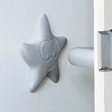 1 шт. настенные утолщение немой двери наклейки Гольф моделирование резиновое крыло дверной замок с ручкой защитная накладка Защитная настенная палка