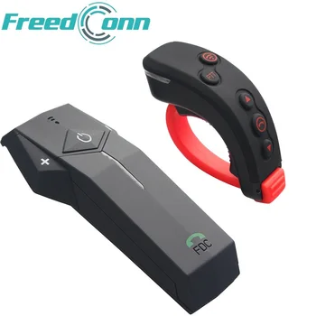

Freedconn Moto Bluetooth Intercom With Remote Control Interphone Headset NFC FM Function Hands Free motorcycle Helmet Speaker