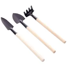 Mini Gardening Tools Three Piece Small Shovel Rake Spade Succulent Plants Potted Flowers Garden Tools Mini Gardening Tools Three Piece Small Shovel Rake Spade Succulent Plants Potted Flowers Garden Tools