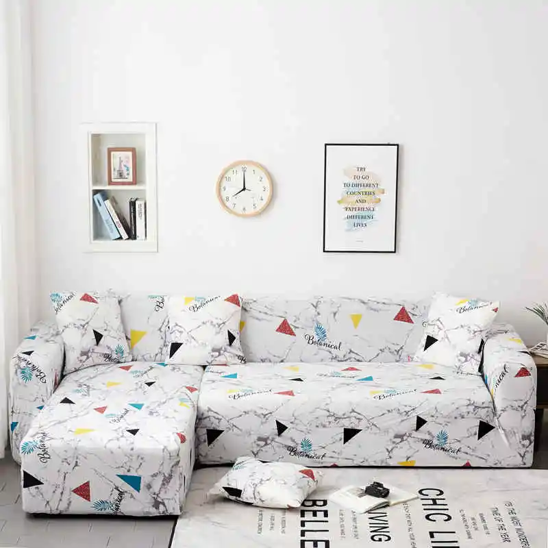 Lowdream угловой диван накидка на диван домашнее сиденье растягивающийся эластичный ремешок Мебель съемный диван собрать чехол - Цвет: 13