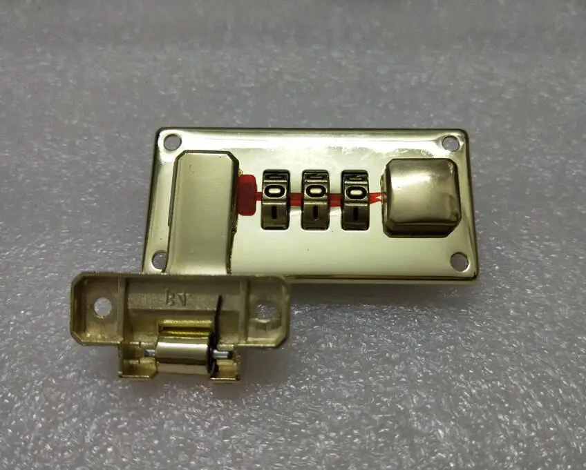 מטען שילוב מנעול A4 עור מקרה שילוב מנעול אבץ סגסוגת עץ תיבת שילוב מנעול ארגז כלים