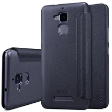 Чехол для asus zenfone 3 макс zc520tl чехол 5.2 дюймов NILLKIN искра кожаный чехол откидная крышка для asus zenfone 3 макс