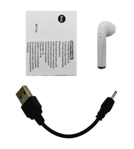 I7s tws i7 наушники-вкладыши tws с i7s Беспроводной Bluetooth наушники Handsfree 1:1 оригинальная гарнитура с микрофоном наушники для iPhone samsung LG - Цвет: white right ear