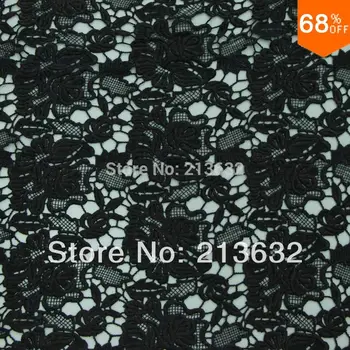 

D po60-2145 Premium water soluble embroidered cloth Computer embroidery lace Water soluble embroidered with fabric order