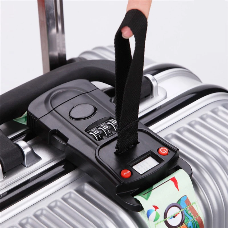 JULY'SONG Travel Weighing Scale Password Luggage Strap Adjustable And Multifunctional Suitcase Belt Sturdy Travel Accessories JULY'SONG Travel Weighing Scale Password Luggage Strap Adjustable And Multifunctional Suitcase Belt Sturdy Travel Accessories