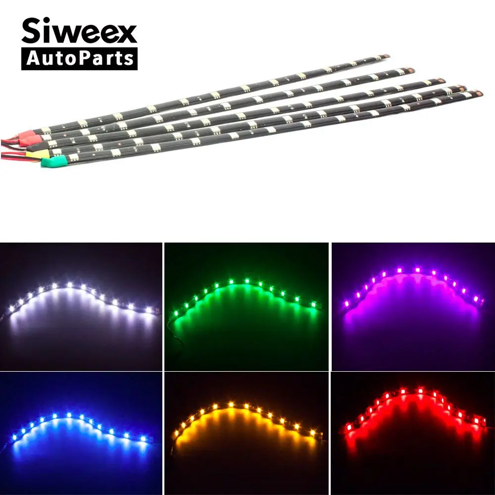 Universal Car Motorcycles LED Strip light 30CM 5050 12 SMD Daytime