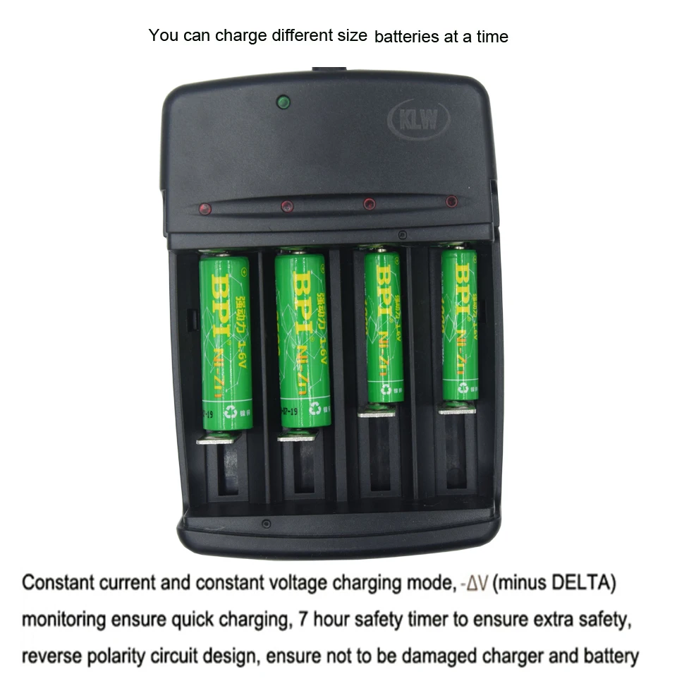 Зарядное устройство NIZN AA/AAA светодиодный индикатор быстрой зарядки 1,6 в A AA AAA AAAA C D SC N NI-ZN зарядное устройство EU/US