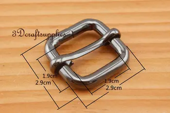 

strap adjuster rectangle sliders Heavy duty gunmetal 19 mm 3/4 inch 12pcs U192