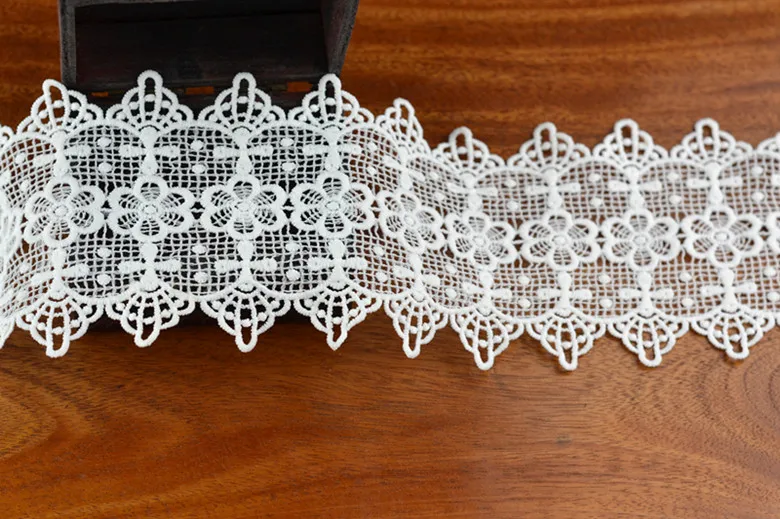 Vintage lace trim lace accessories water soluble lace trimming sewing