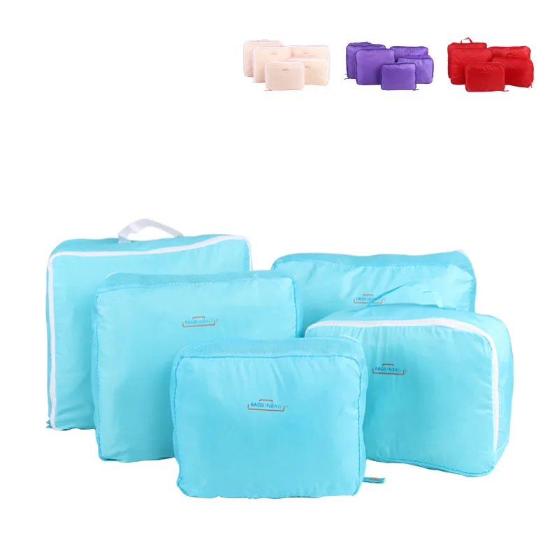 Buy HAOCHU 5Pcs/Set 5 Colors Men Women Travel Bag