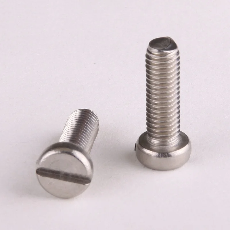 M4 & M5 A2 STAINLESS MACHINE SLOTTED PAN HEAD SCREWS WITH NYLOC NUTS WASHERS 