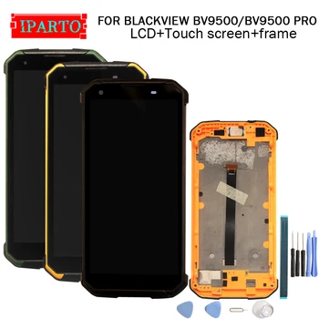 

BLACKVIEW BV9500 LCD Display+Touch Screen Digitizer +Frame Assembly 100% Original LCD+Touch Digitizer for BLACKVIEW BV9500 PRO