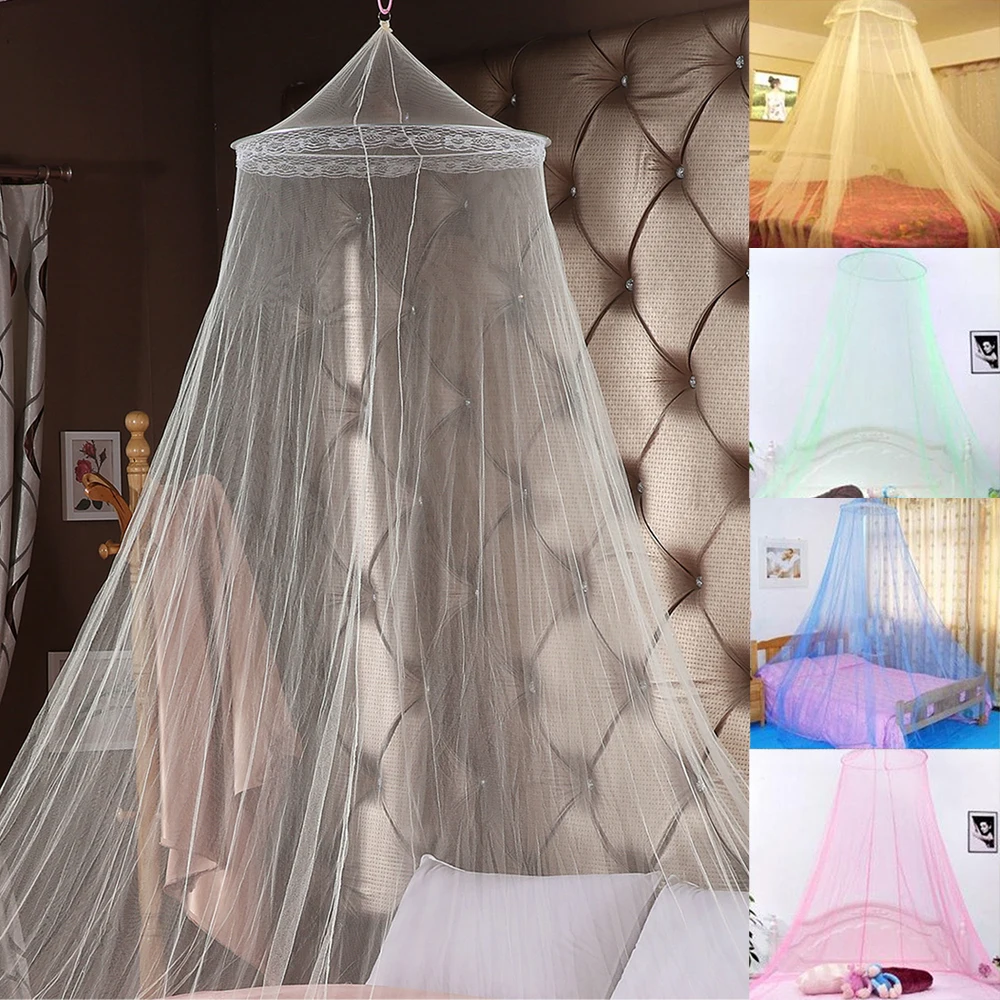

Dome Round Lace Bed Mosquito Netting Curtain Dome Mosquito Net For Princess Girl Bed Room Decor Decoration