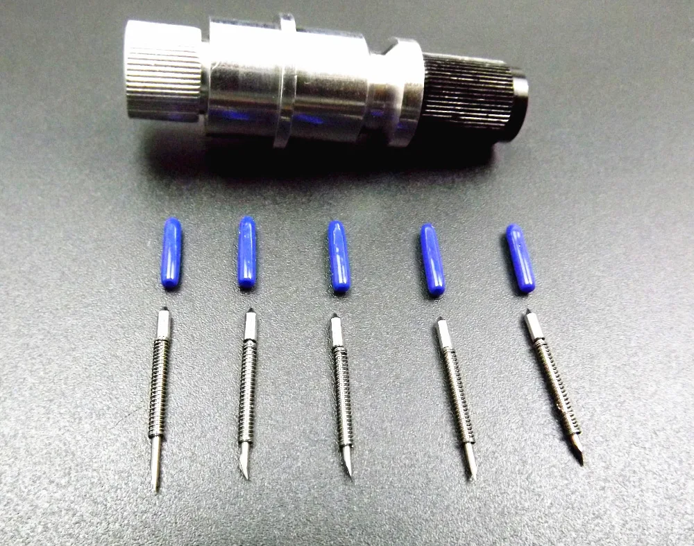 1 Cutting blade holder for Graphtec CB09 silhouette cameo craftrobo&15Pcs 30,45,60 Degree Blades Vinyl Cutter Plotter