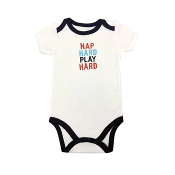 

Baby Boy Girl Bodysuits 100%Cotton Infant Body Short Sleeve Clothing Similar Jumpsuit Printed Baby Clothes
