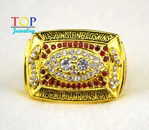 1982 1987 1991 Washington Super‘’bowl Championship RedSkins Replica Rings set with Box Size 11 Gifts for Mens Women Kids Fathers 
