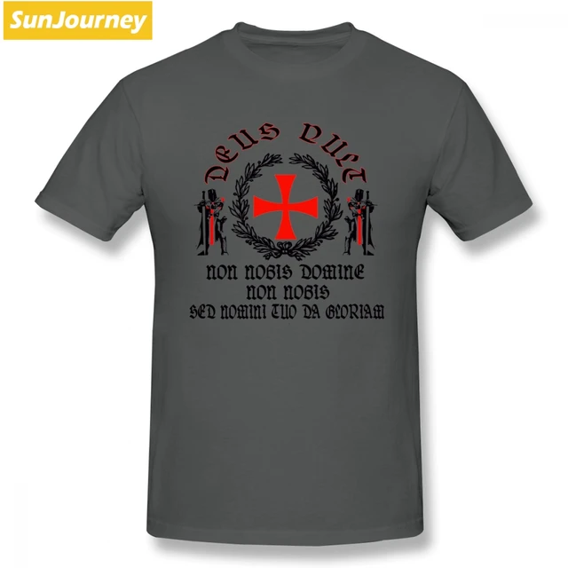Knights Templar Men T Shirt Fashion Couples Plus Size O-neck Cotton Short Sleeve Custom Clothes