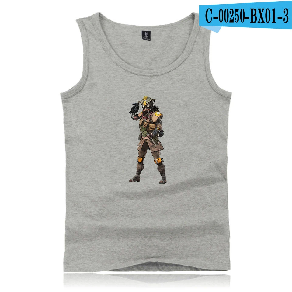 white Lucky Friday Apex Legends Nieuwste модель развлечения мужские спортивные Тэнк-топы военные хип-хоп безрукавки светоотражающий жилет Jahseh рубашки - Цвет: white