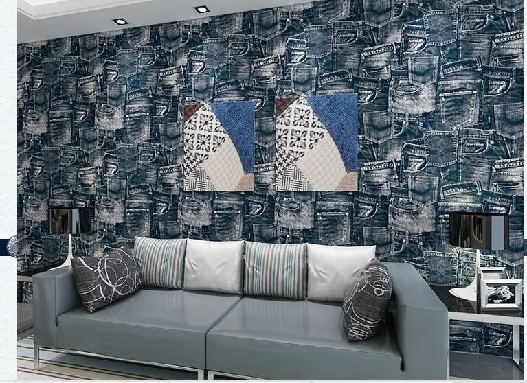 wellyu ريترو تقليد جينز إنجليزي ورق حائط عصري ورق حائط لغرفة المعيشة والمطعم خلفية papel de parede para paper wallpaperwallpaper living room aliexpress