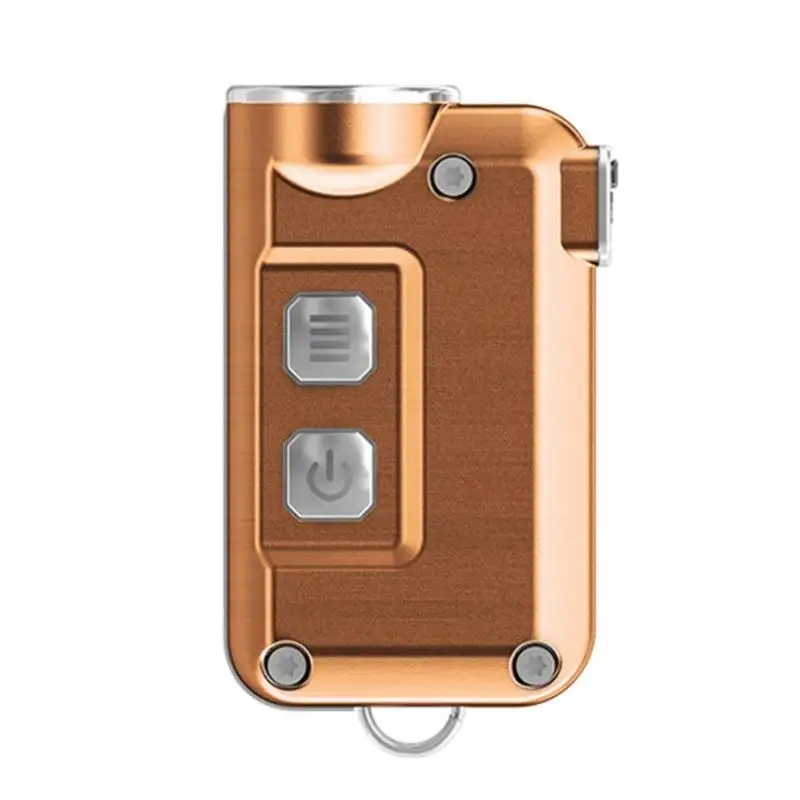 

Portable Mini Flashlight 380Lumen LED Torch Micro USB Rechargeable Flashlight EDC Keychain Lamp Torch Emergency Light
