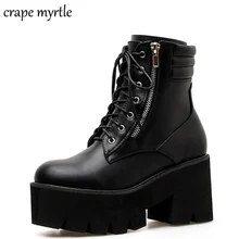 snow shoes lace up boots platform shoes ankle boots High Heel shoes motorcycle Boots women winter shoes chunky boots YMA428 snow shoes lace up boots platform shoes ankle boots High Heel shoes motorcycle Boots women winter shoes chunky boots YMA428