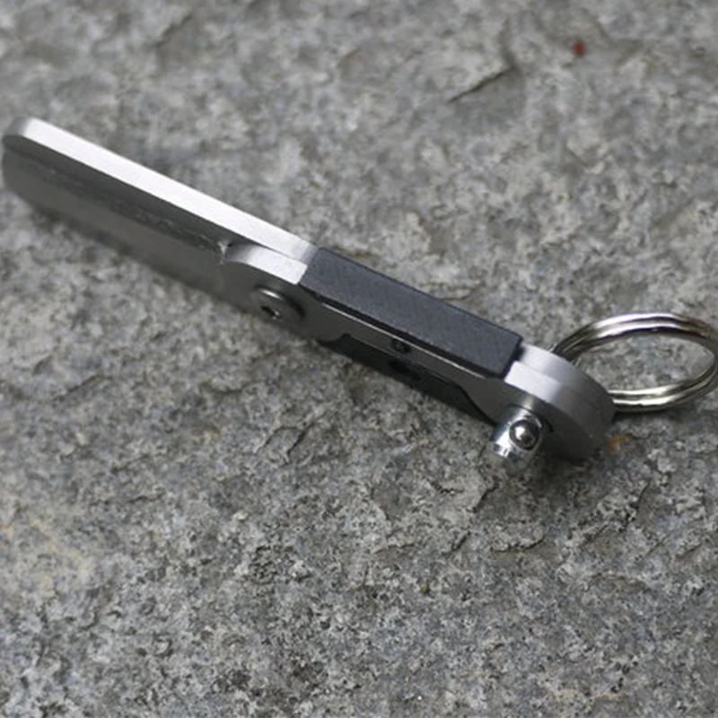 Стальные мини-спасательные Пружинные ножницы EDC брелок для ключей гаджет резак пружинная Шестерня карманное кольцо складные ножницы с защелкой набор для выживания путешествия