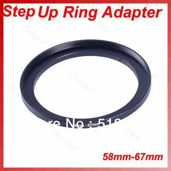 

1Pc Metal 58mm-67mm 58-67 mm 58 to 67 Step Up Filter Ring Adapter
