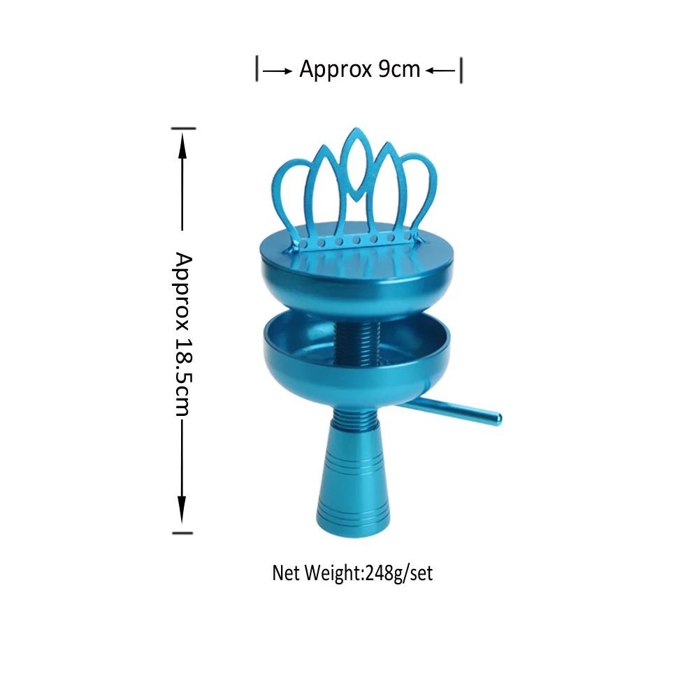 SY 1 комплект Высокое качество корона кальян голова чаша держатель для угля горелка ЧИХА курительные аксессуары красочные