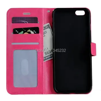 

50pcs/lot free shipping Soft TPU + PU Leather Crazy Horse Wallet Case For iphone X/For iPhone 8/For iPhone 8 PLUS