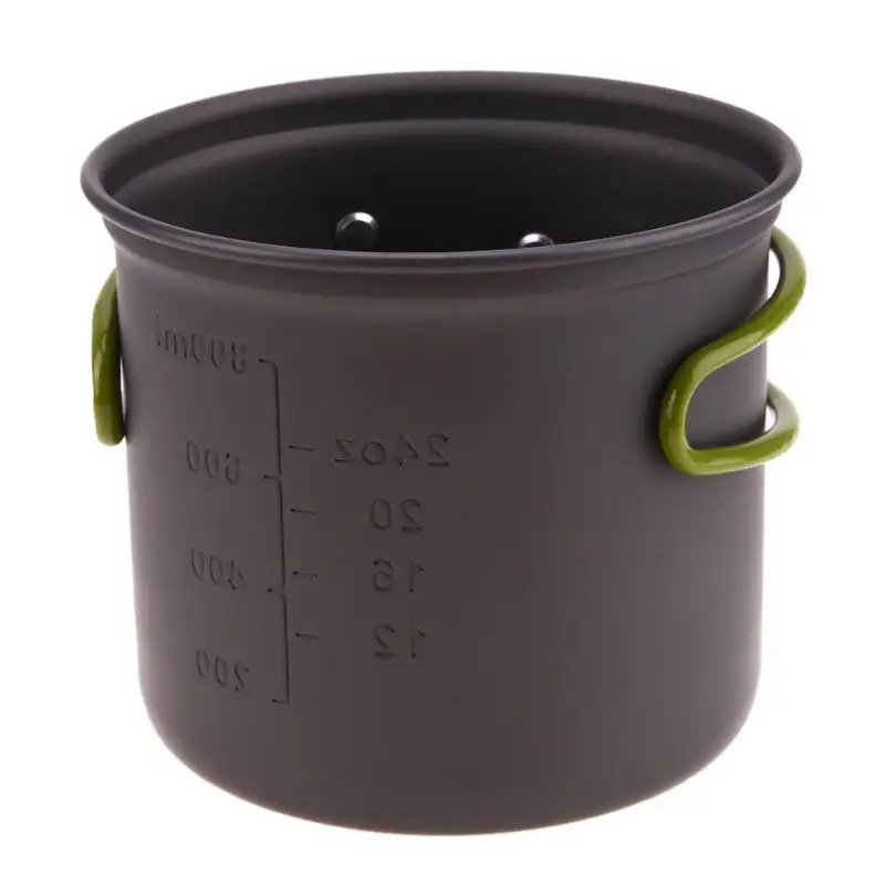 Nuevos utensilios de cocina ultraligeros para acampar al aire libre senderismo Picnic Backpacking vajilla sartén 1-2 personas olla antiadherente sartenes cuencos