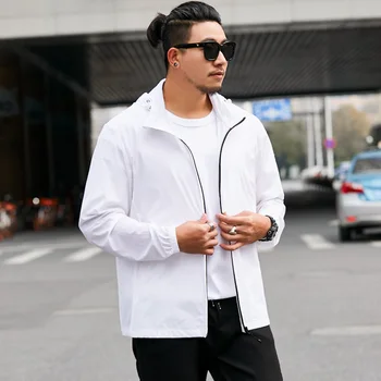 

Large size 9XL 2019 Mens Hoodies Thin Sweatshirt Hoodie Jackets Tracksuit Men Autumn Spring Plus Size 8XL rash guards